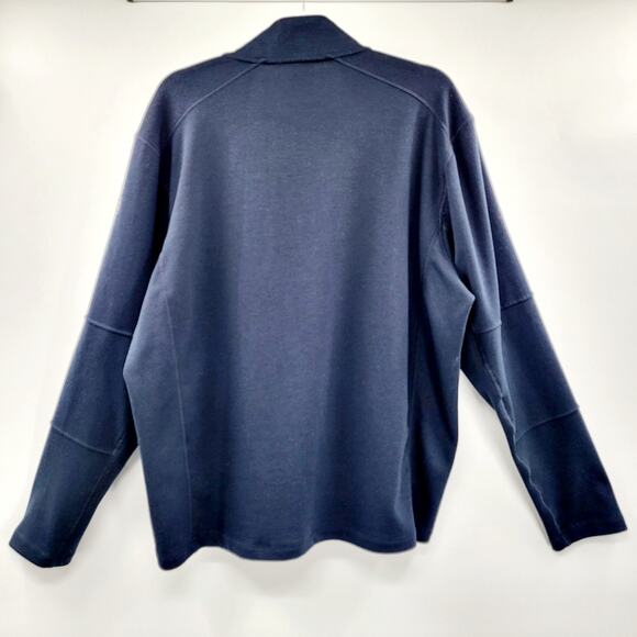 Hawke & Co Navy Blue Breathable 1/4 Zip Pullover Activewear Sweater Men’s Sz XL - Picture 2 of 7
